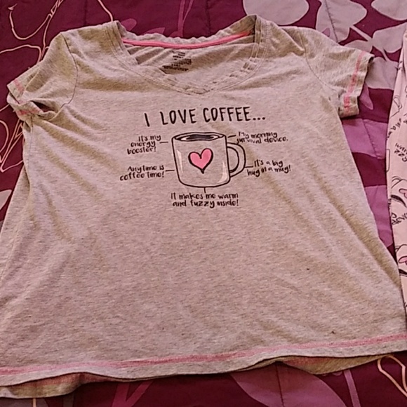 Coffee pajama set - Picture 2 of 2